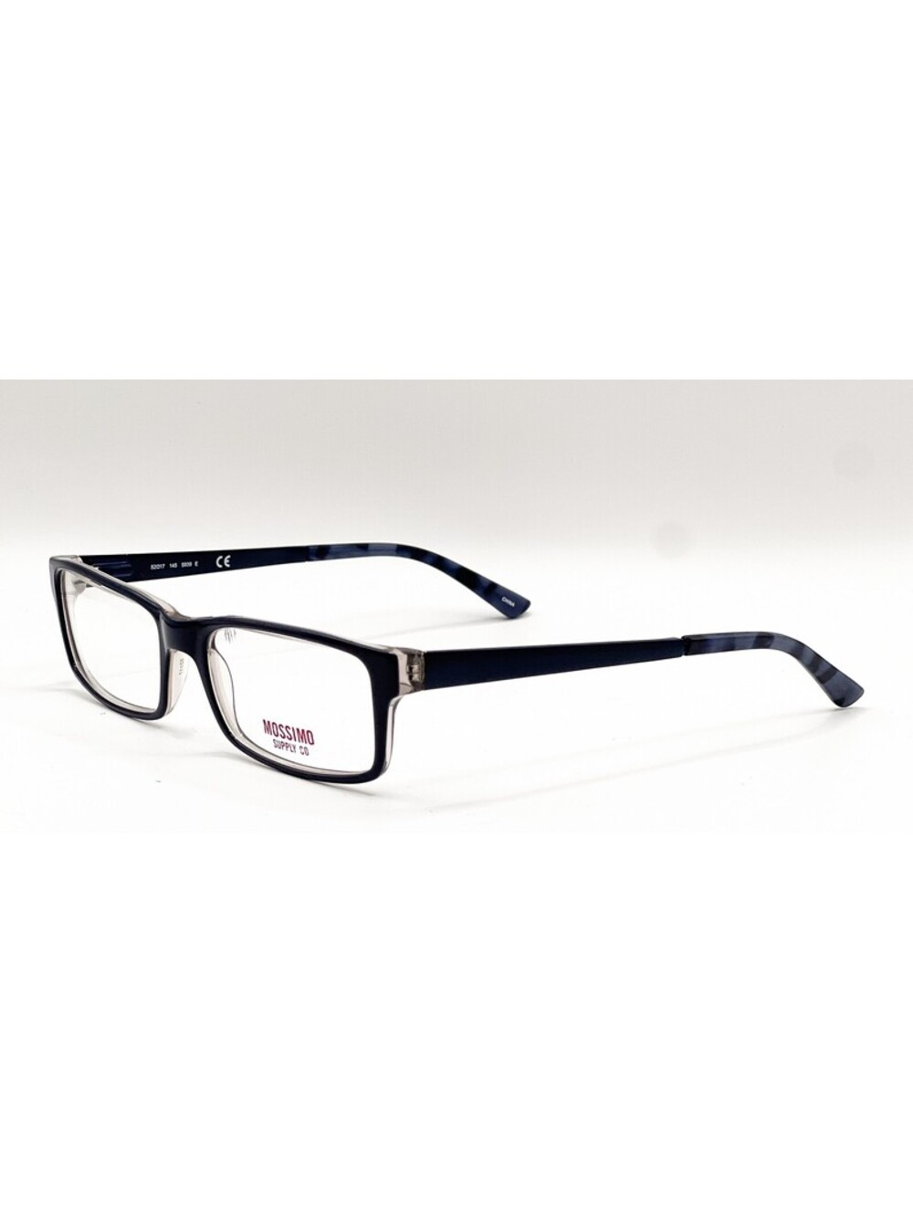 Mossimo MS 2044 5939 Black-grey Rectangle Authentic Eyeglass Frames 52-17